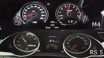 ‪BMW M POWER - BMW M4 vs Audi RS5