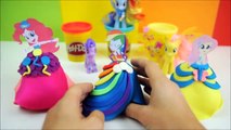 Equestria Girls My Little Pony Kinder Surprises Play Doh Skirts Rainbow Dash Pinkie Pie Fl