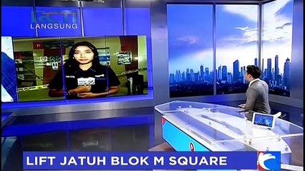 Korban Lift Jatuh di Blok M Square Dilarikan ke RSPP