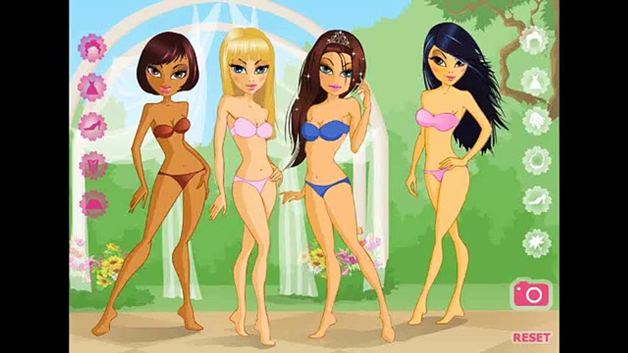 Bridal Party Dress Up Kids Fun Games for Girls new
