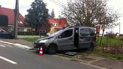 Tournai: accident chaussée de Douai