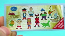 Doc McStuffins and Jake & the Never Land Pirates Surprise Eggs. DisneyToysFan