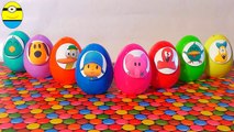 Surprise eggs unboxing toys Pocoyo and friends eggs surprise toys huevos sorpresa con juguetes 2017-