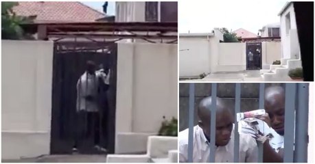 Assistia a três homens a tentarem assaltar-lhe a casa e a sua reação foi... surreal!