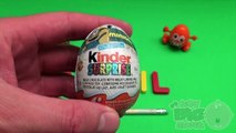 Minions Kinder Surprise Egg Learn-A-Word! Spelling Back to School Words! Lesson 1
