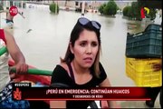 Huaicos e inundaciones continúan azotando diversas zonas del país