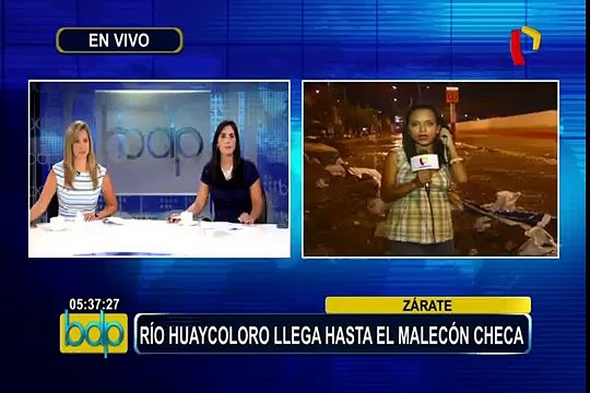 SJL: nuevo desborde de río Rímac afecta sector de Huachipa