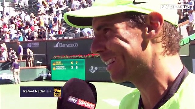 Rafael Nadal Interview for Sky Sports / R3 Indian Wells 2017