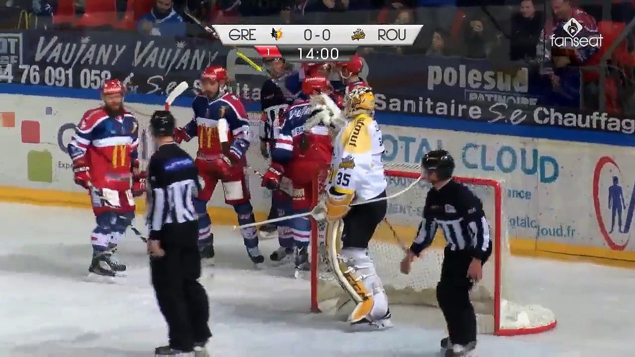 1/2 FINALE (M1) : GRENOBLE - ROUEN : 2-3 (LES BUTS)