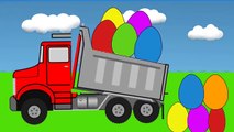 Узнайте цвета с свалка грузовики для Дети и Цвет гараж 