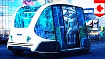 미래의 출퇴근에 사용될 전기 무인버스 디자인 공개