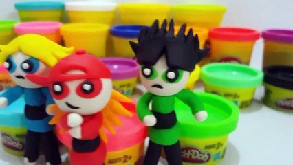 Play Doh Powerpuff Girls _ Rowdyruff Boys - BRICK, BOOMER, BUTCH - Play Doh With Me!-oma4vDcbfZU