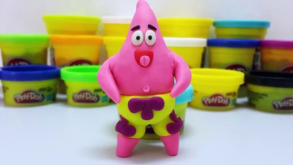 Play Doh With Me _ How To Make PATRICK Star from Spongebob Squarepants _ Play Doh Learning Colours-d3Z32uY5xVU