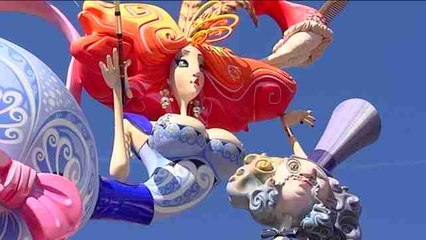 "Eterna seducción" de l'Antiga conquista el primer premio de las Fallas