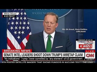 Sean Spicer Makes the Mistake of Wearing a Green Tie