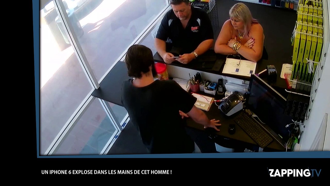 Un iPhone 6 prend feu dans les mains d’un homme (vidéo)