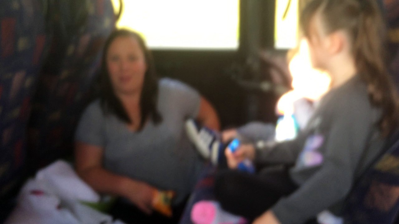Eating On The Blackpool Coach