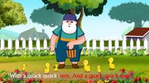 Old MacDonald Had a Farm Nursery Rhyme with Lyrics - Popular Nursery Rhymes and Songs for