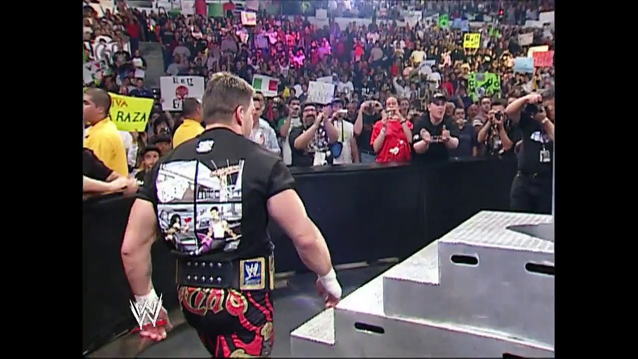 JBL, Eddie Guerrero, Booker T, Big Show, Rey Mysterio, Kurt Angle, Theodore Long Segment SmackDown 04.07.2005