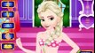 Дисней замороженные игра Принцесса Эльза знаменитый Журнал интервью сделать вверх и платье вверх Игры