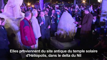Egypte: une statue pharaonique dévoilée au public