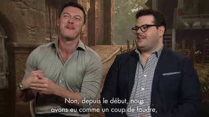 On a interviewé Luke Evans et Josh Gad de "La Belle et la Bête"