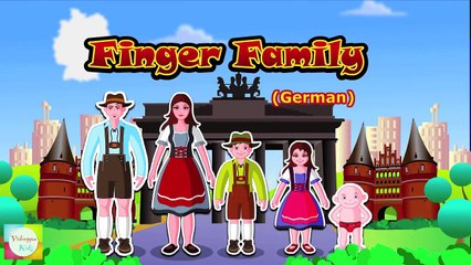 German Finger Family Nursery Rhyme | Deutsch Finger Familie Kinderlieder Papa Finger, Fing