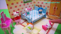 Five Hello Kitty Jumping on the bed compilation - Jumpingonthebed Water Pool Swiming Nurse