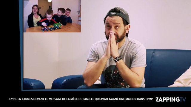 Cyril Hanouna ému aux larmes devant la famille à qui il a offert une maison dans TPMP (Vidéo)