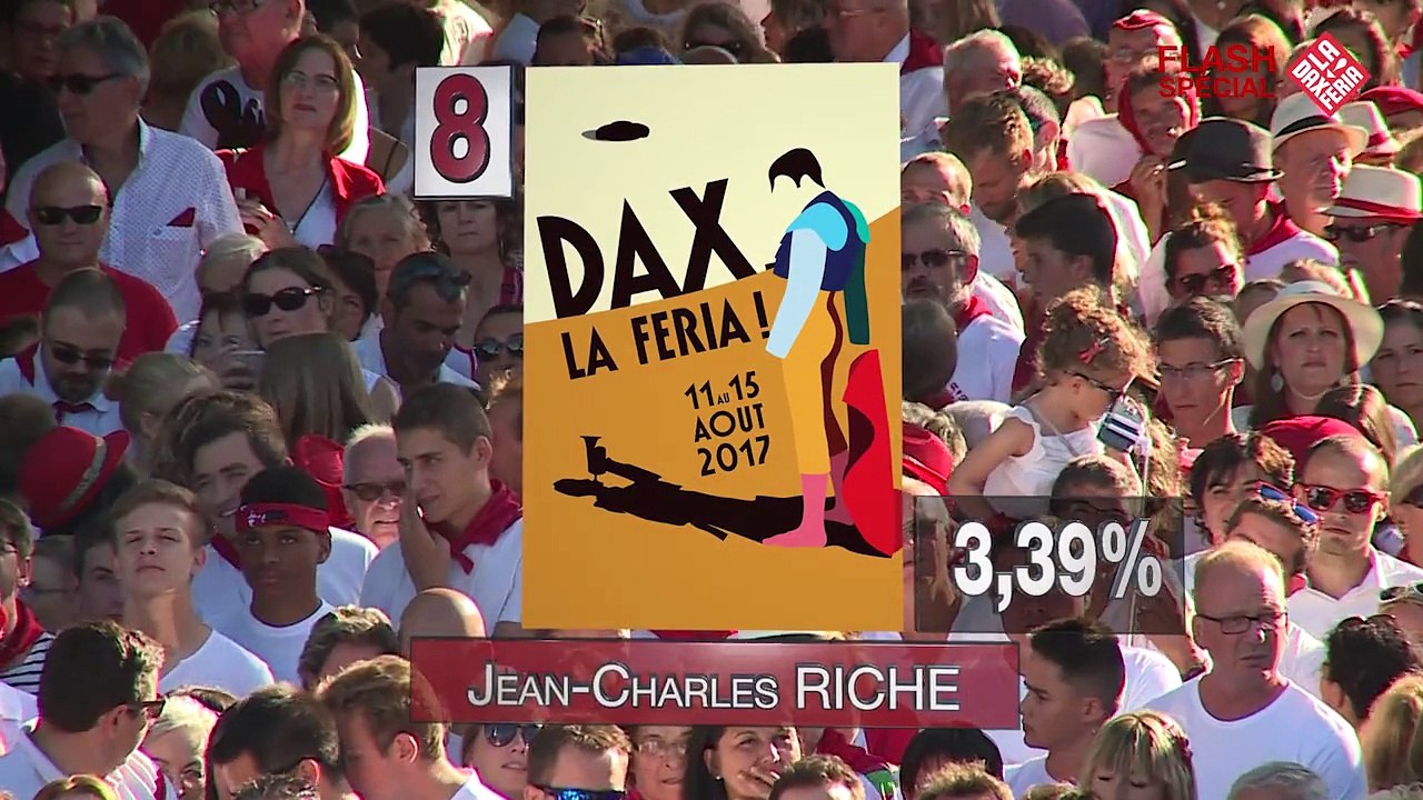 Résultats du concours d'affiches de la Feria de Dax 2017
