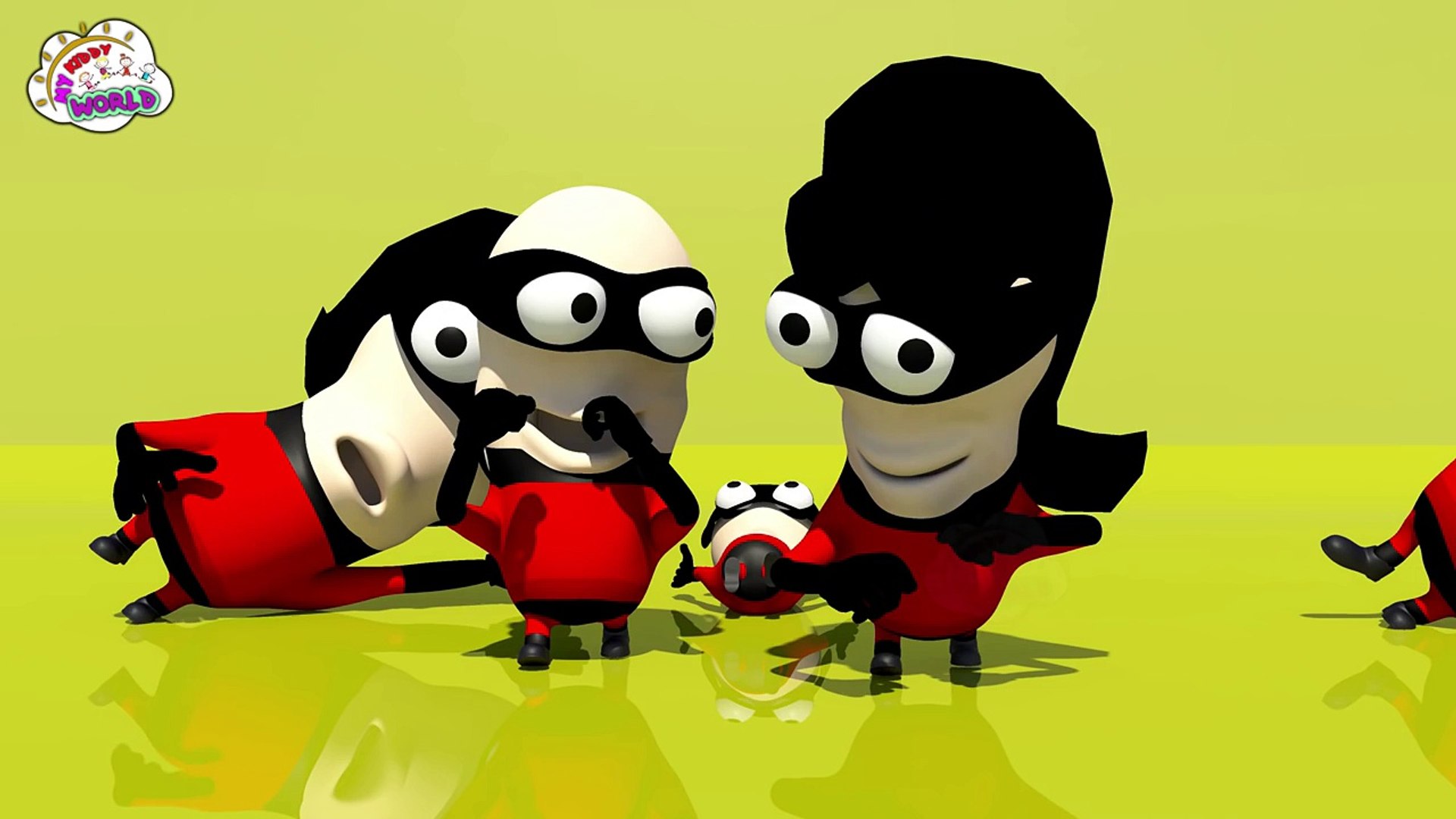 Finger Family Red Minions Football Family | Finger Family Rhymes For Kids in 3D