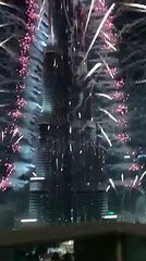 New Year Fire works In Dubai