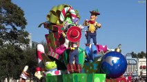 ºoº [ トイストーリー ] ディズニークリスマスストーリーズパレード ジェシー、ウッディ、バズライトイヤー TDL Christmas stories parade Toy Story float
