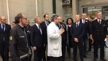 Le ministre de l'Intérieur, Bruno Le Roux, visite TDV Industries