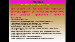 ACCOUNTS AND APPLIED TAX