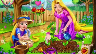 Дисней запутанный игра Принцесса Рапунцель мамочка садоводство дисней мультфильмы для Дети