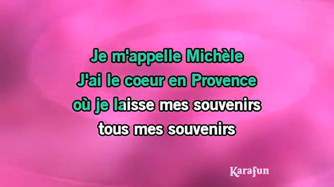Michele Torr - Je m'appelle Michele KARAOKE / INSTRUMENTAL