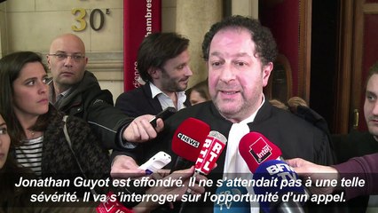 Cocaïne au "36": 10 ans de prison pour l'ex-policier J. Guyot