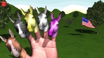 HORSE SING KARAOKE Finger Family | Nursery Rhymes for Children | 3D Animation PINK HULK SI