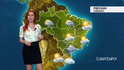 Previsão Brasil - Frente fria avança pelo Rio de Janeiro