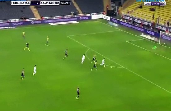 Omer Sahiner GOAL HD - Fenerbahce 1-3 Konyaspor 17.03.2017