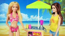 Barbie y Chelsea Juega en la Nieve, Patinan en el Hielo - Historias con Muñecas