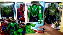 Hulk vs Spiderman collection - titan hero series, Playskool heroes, Super hero mashers toy