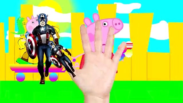 Finger Family collection Peppa Pig SpiderMan Lollipop Superheroes Nursery Rhymes Lyrics and more