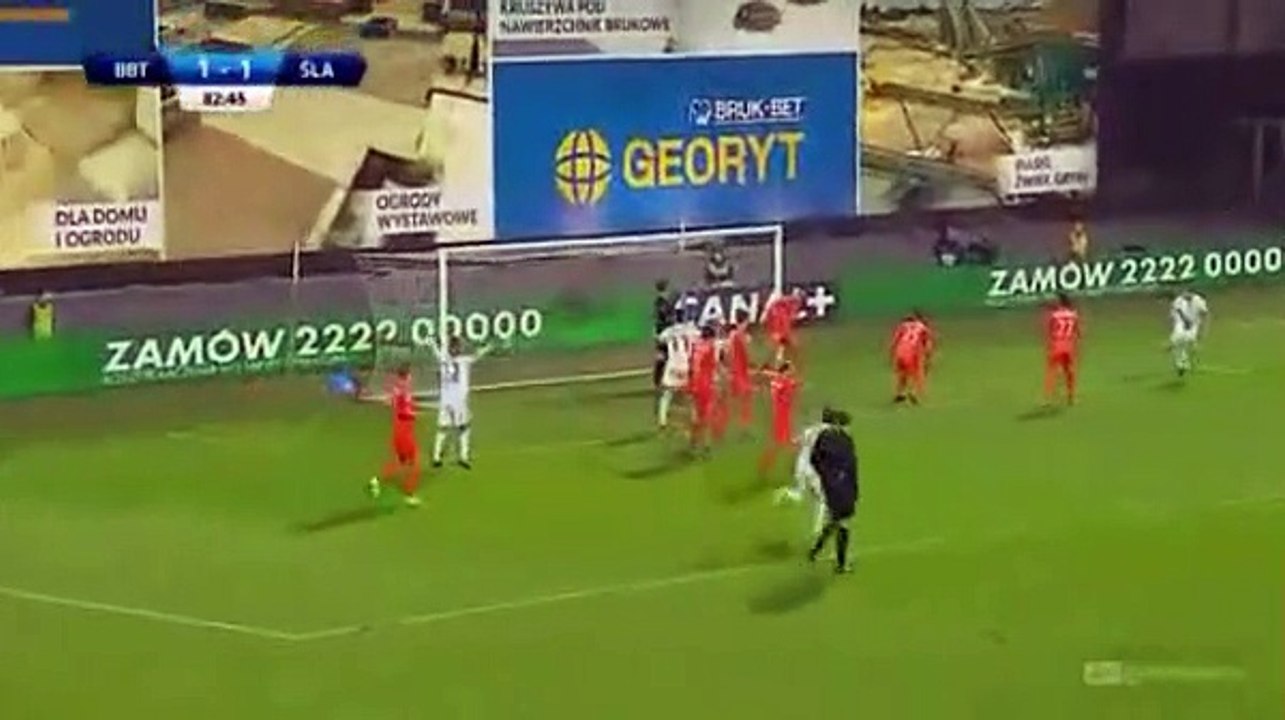 Adam Kokoszka Goal HD - Termalica B-B.-1-2-Slask Wroclaw 17.03.2017 [HQ ]