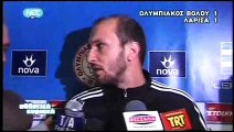 7η Ολυμπικακός Βόλου-ΑΕΛ 1-1 2010-11 Αμπάρης, Ταβλαρίδης δηλώσεις