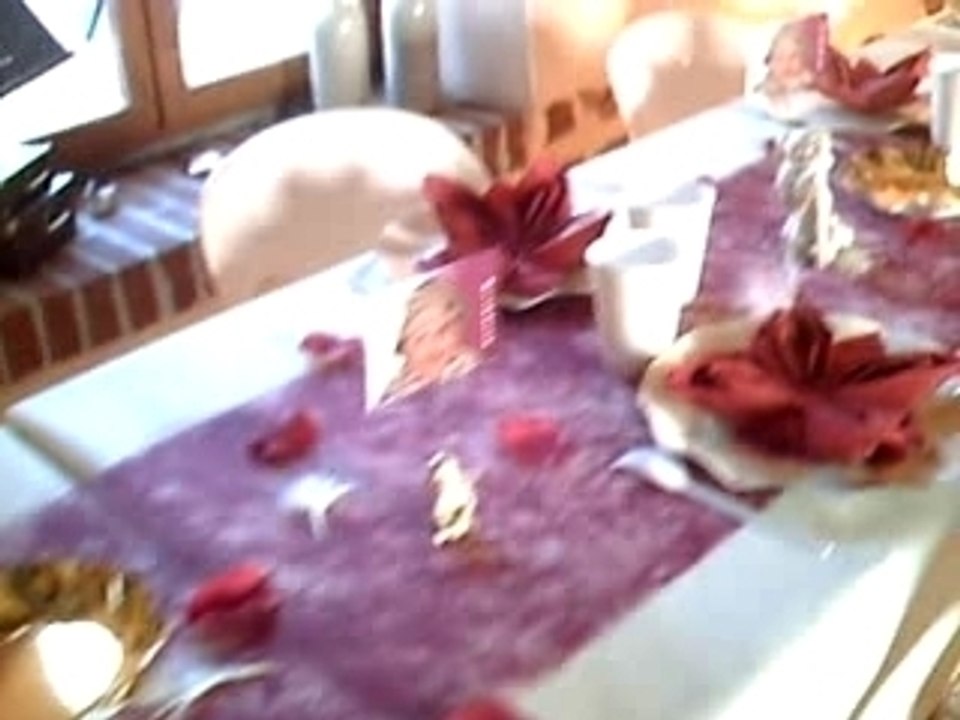 La belle table du baptême de Médérick