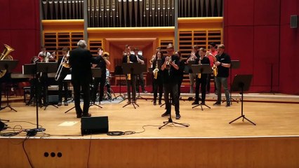 Szenen vom 19. Schülerjazzfestival Stuttgart 2017 mit den LMG Allstars