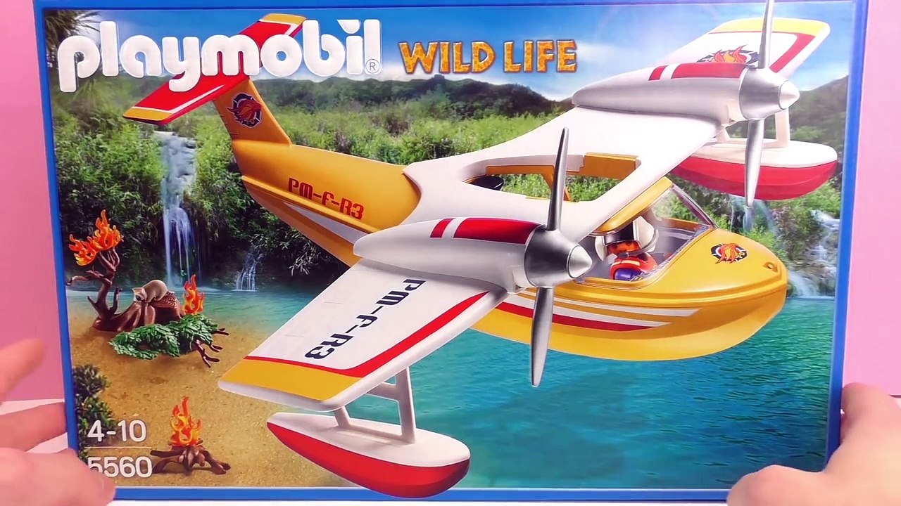 Арии дез дез Ле Ле Ле Ле жизнь Дикий тушить пожары с Canadair пожарным Playmobil