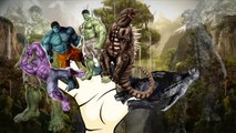 Hulk Vs Captain America Cartoons Dinosaurs Vs King Kong And Tiger Finger Family Nursery Rh